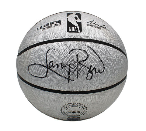 Larry Bird Autographed Wilson Platinum Edition Basketball - JSA