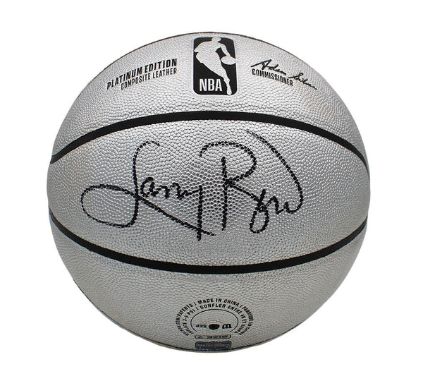 Larry Bird Autographed Wilson Platinum Edition Basketball - JSA