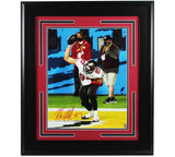 Rob Gronkowski Signed Tampa Bay Buccaneers Framed 16x20 NFL Photo - SB Spike