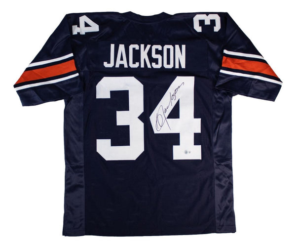Bo Jackson Auburn Signed Navy Football Jersey BAS