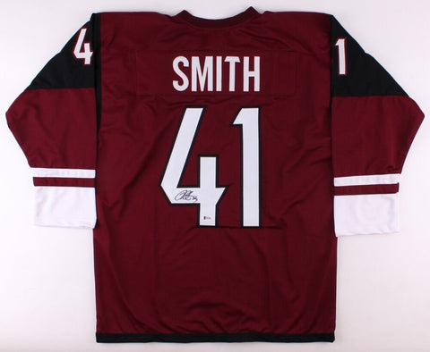 Mike Smith Signed Coyotes Jersey (Beckett) Playing career 2002-present Goalie