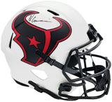 NICO COLLINS AUTOGRAPHED TEXANS LUNAR ECLIPSE FULL SIZE HELMET BECKETT 224741