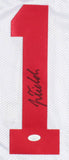 Justin Fields Signed Ohio State Buckeyes Jersey (JSA COA) 2021 1st Rnd Pk. / Q.B