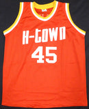 Rockets Rudy Tomjanovich Autographed Red Jersey Full Name Beckett QR #BH51732