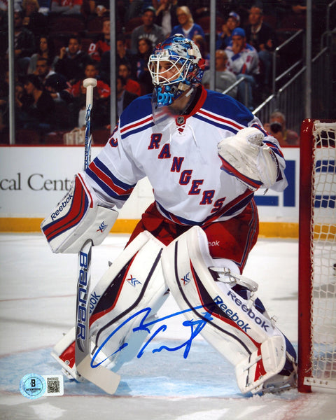 Rangers Cam Talbot Authentic Signed 8x10 Vertical Photo BAS #BV03322
