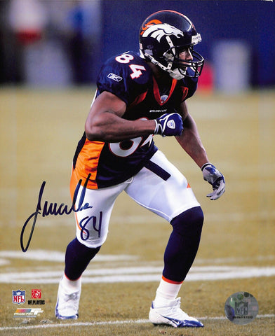 Javon Walker Autographed/Signed Denver Broncos 8x10 Photo DEN 33845