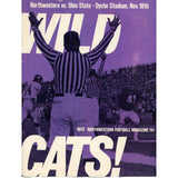 Northwestern Wildcats vs Ohio State Buckeyes 11/18/1972 Gameday Magazine 59296