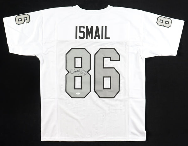 Raghib "Rocket" Ismail Signed Oakland Raiders Jersey (JSA COA) Ex-Notre Dame WR