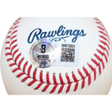 David Ortiz Autographed/Signed Boston Red Sox OML Baseball Beckett Witness 50929