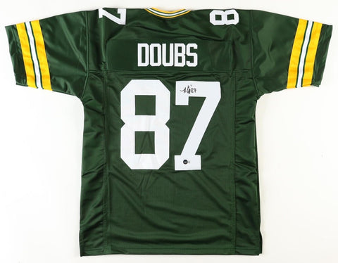 Romeo Doubs Signed Green Bay Packers Jersey (Beckett) 2022 4th Rnd Pck / Nevada