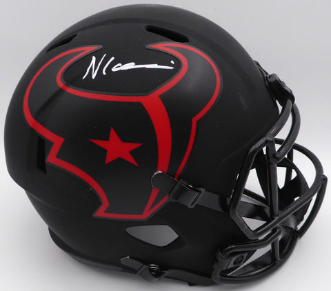 Nico Collins Autographed Eclipse Full Size Helmet Texans Beckett 1W433069