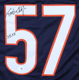 Tom Thayer Signed Chicago Bears Jersey Inscribed "S.B. XX" (JSA) Da Bears O-Line