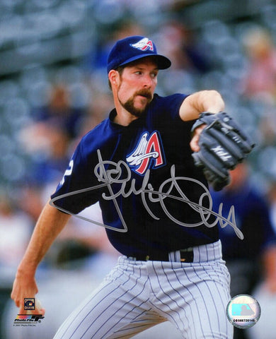 Jack McDowell Signed Anaheim Angels Pitching 8x10 Photo - (SCHWARTZ SPORTS COA)