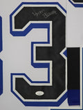 FRAMED MANON RHEAUME AUTOGRAPHED TAMPA BAY LIGHTNING JERSEY JSA COA