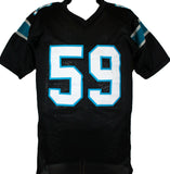 Luke Kuechly Autographed Black Pro Style Jersey-Beckett W Hologram *Black