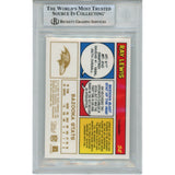 Ray Lewis Autographed 2005 Topps Gold Parallel #52 Trading Card Beckett 52929