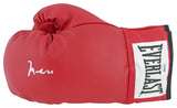 Muhammad Ali Signed Red Everlast Boxing Glove Auto Graded 10! PSA Itp #4A54291