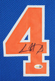 Charles Oakley Authentic Signed Blue Pro Style Framed Jersey JSA Witnessed 2