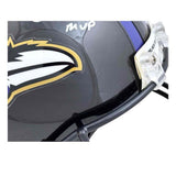 Ray Lewis Signed Baltimore Ravens Authentic Helmet w/ Inscriptions - Beckett