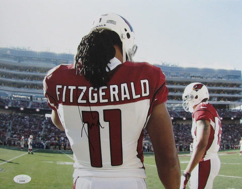 Larry Fitzgerald Autographed 11x14 Photo Arizona Cardinals JSA
