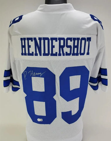 Peyton Hendershot Signed Dallas Cowboys Jersey (JSA COA) Ex-U. Indiana Tight End
