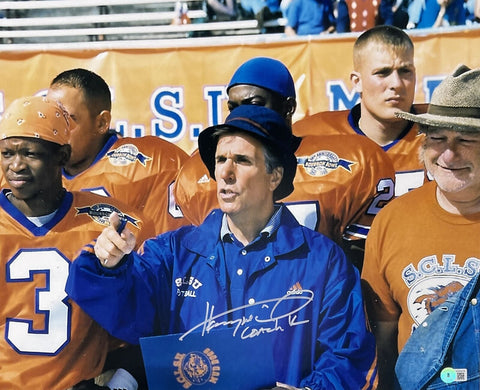 Henry Winkler Autographed/Signed The Water Boy 16x20 Photo Beckett 40567