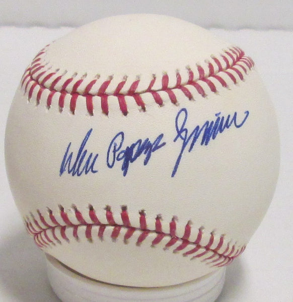 Yankees DON ZIMMER Signed Official MLB Baseball AUTO w/ "Popeye" - Cubs Mets JSA
