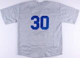 Maury Wills Signed Los Angeles Dodgers Jersey Inscribed "104 SB '62" (PA COA) 2B