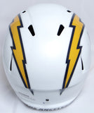 Austin Ekeler Autographed Chargers Replica Speed F/S Helmet Color Rush -