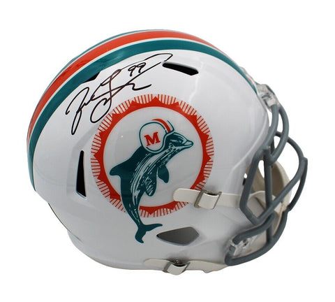Jason Taylor Signed Miami Dolphins Speed Full Size 1972 Throwback NFL Helmet