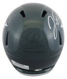 Eagles Jordan Davis Signed F/S Speed Rep Helmet W/ Case W/ Silver Sig JSA Wit