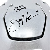 Julian Edelman Patriots Signed 3x SB Champ Insc Authentic SpeedFlex Helmet JSA