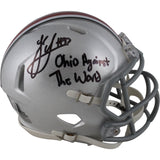 Jack Sawyer Signed Ohio State Buckeyes Mini Helmet OSU vs World Beckett 54030