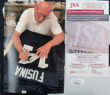 Chuck Fusina Autographed/Inscribed Blue Custom Football Jersey Penn State JSA
