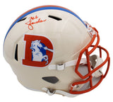 Mike Shanahan Signed Denver Broncos Speed Full Size Retro NFL Helmet