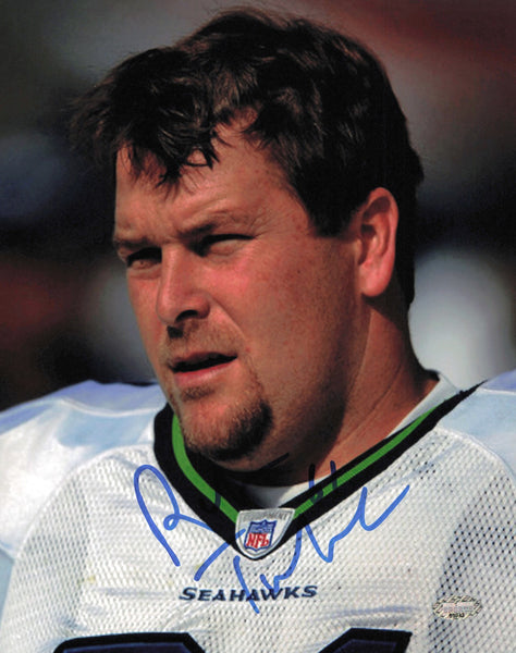 Robbie Tobeck Autographed Signed 8x10 Photo Seattle Seahawks MCS Holo #63043