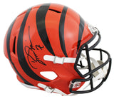 Bengals Boomer Esiason Authentic Signed Full Size Speed Rep Helmet W/ Case BAS
