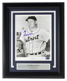 George Kell Signed Framed Detroit Tigers 8x10 Baseball Photo PSA/DNA