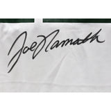 Joe Namath Autographed New York Jets Nike XL White Jersey Beckett Witness 53320