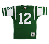 Joe Namath Signed New York Jets Mitchell & Ness Authentic Green Jersey