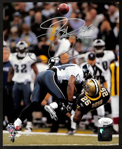 Sheldon Brown Signed/Auto 8x10 Photo "The Hit" Philadelphia Eagles JSA 196830