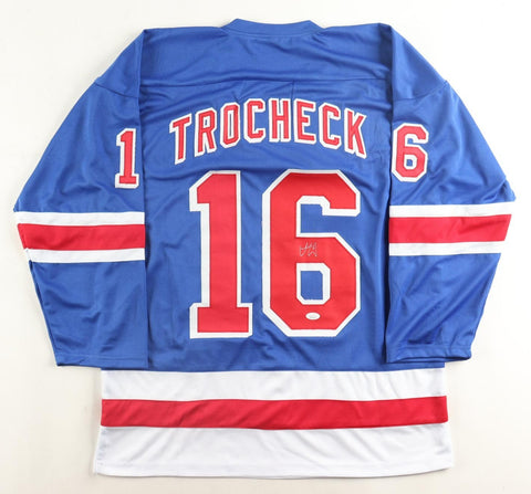 Vincent Trocheck Signed New York Rangers Jersey (JSA) 2024 All Star Center