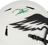 Jalen Hurts Philadelphia Eagles Signed Lunar Eclipse Alternate Replica Helmet