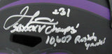 Jamal Lewis Signed Ravens Eclipse Replica Full Size Helmet Beckett 163126