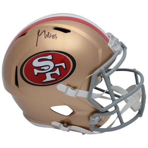 George Kittle Autographed San Francisco 49ers Full Size Speed Helmet Fanatics