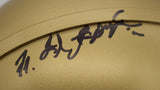 Father Ted Hesburgh Notre Dame Signed/Auto Mini Football Helmet JSA 212253