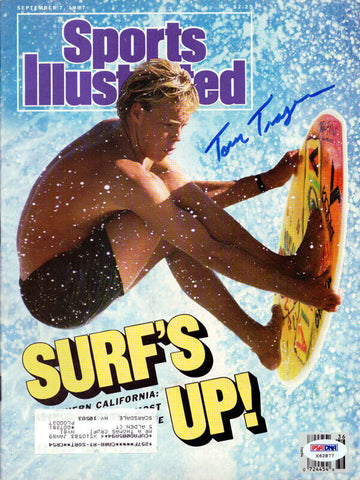 Tom Trager Autographed Signed Sports Illustrated Magazine PSA/DNA #X62877