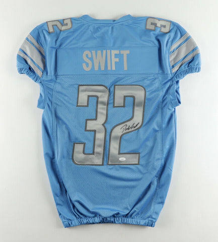 D'Andre Swift Signed Detroit Lions Pro Cut Jersey (JSA COA) Georgia Bulldogs R.B