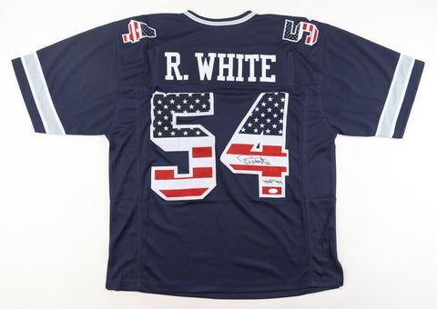 Randy White Signed Cowboys America's Team Jersey Inscribed "HOF 94" (JSA COA)