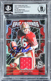 49ers Joe Montana Signed 2022 Panini Spectra ELM #8 #53/75 Card Auto 10 BAS Slab